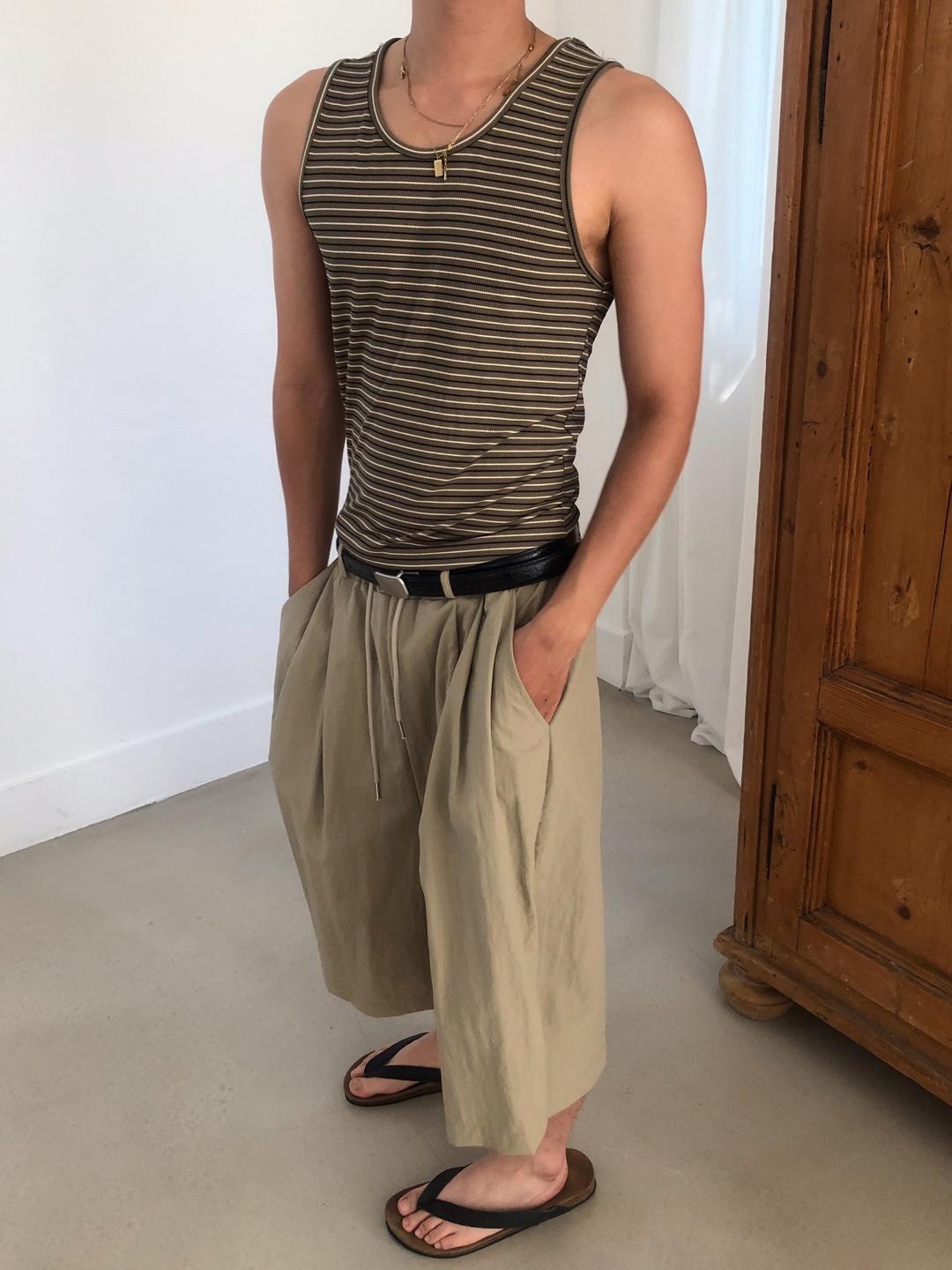 nouveau stripe tank top