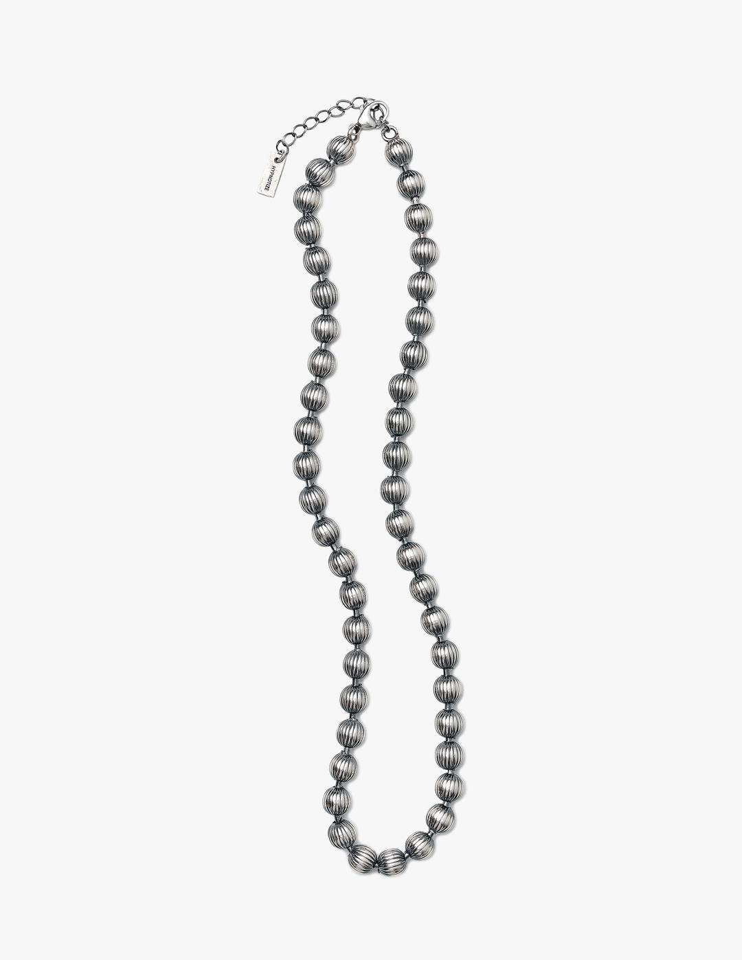 STRIPES BIG BALL CHAIN NECKLACE