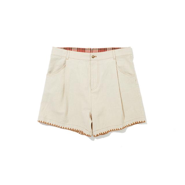 [TRAILWEAR] 린넨 웨스턴 쇼츠 아이보리_FR2WP85U