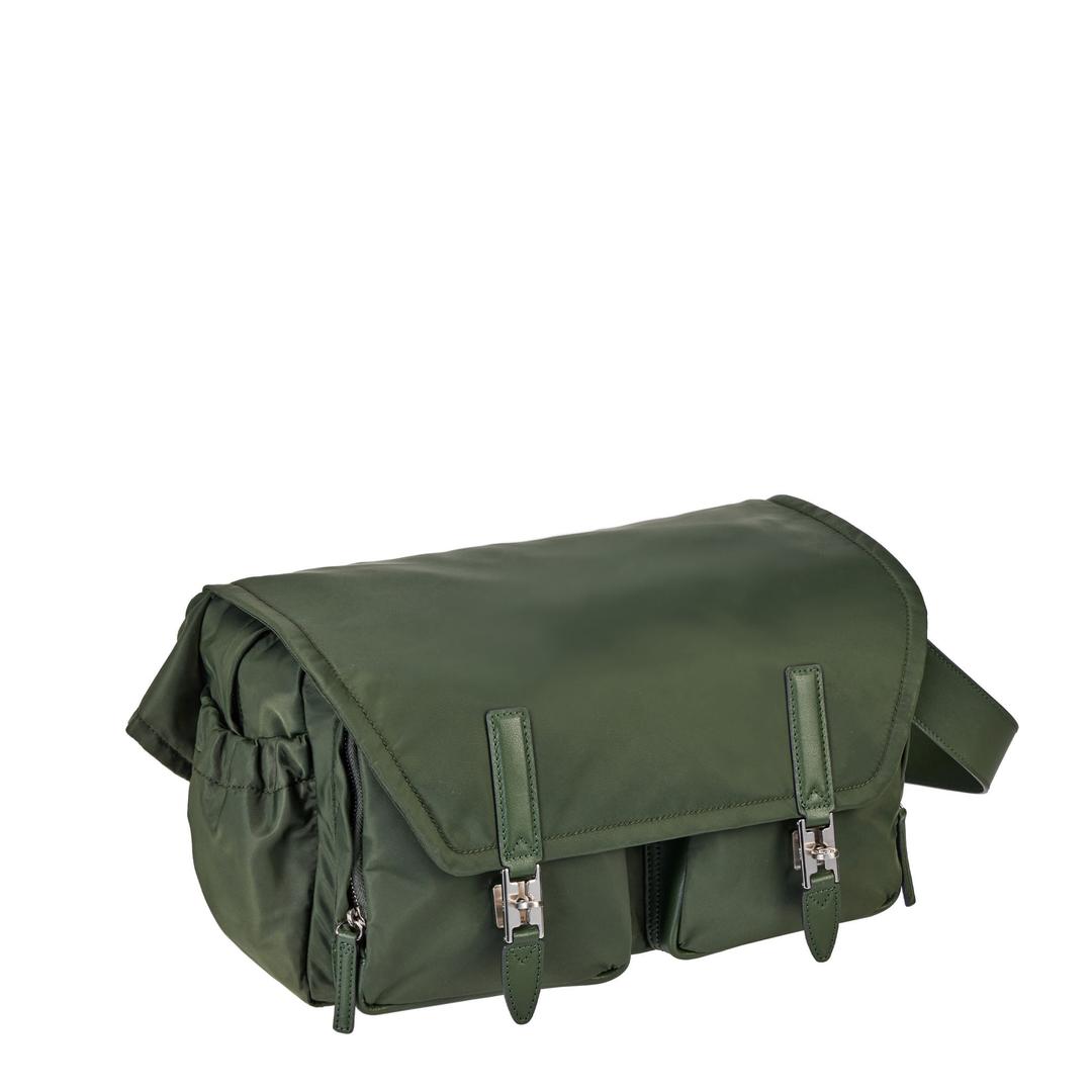 Hey Double Pocket Shoulder M (헤이 더블 포켓 숄더 미듐) Khaki