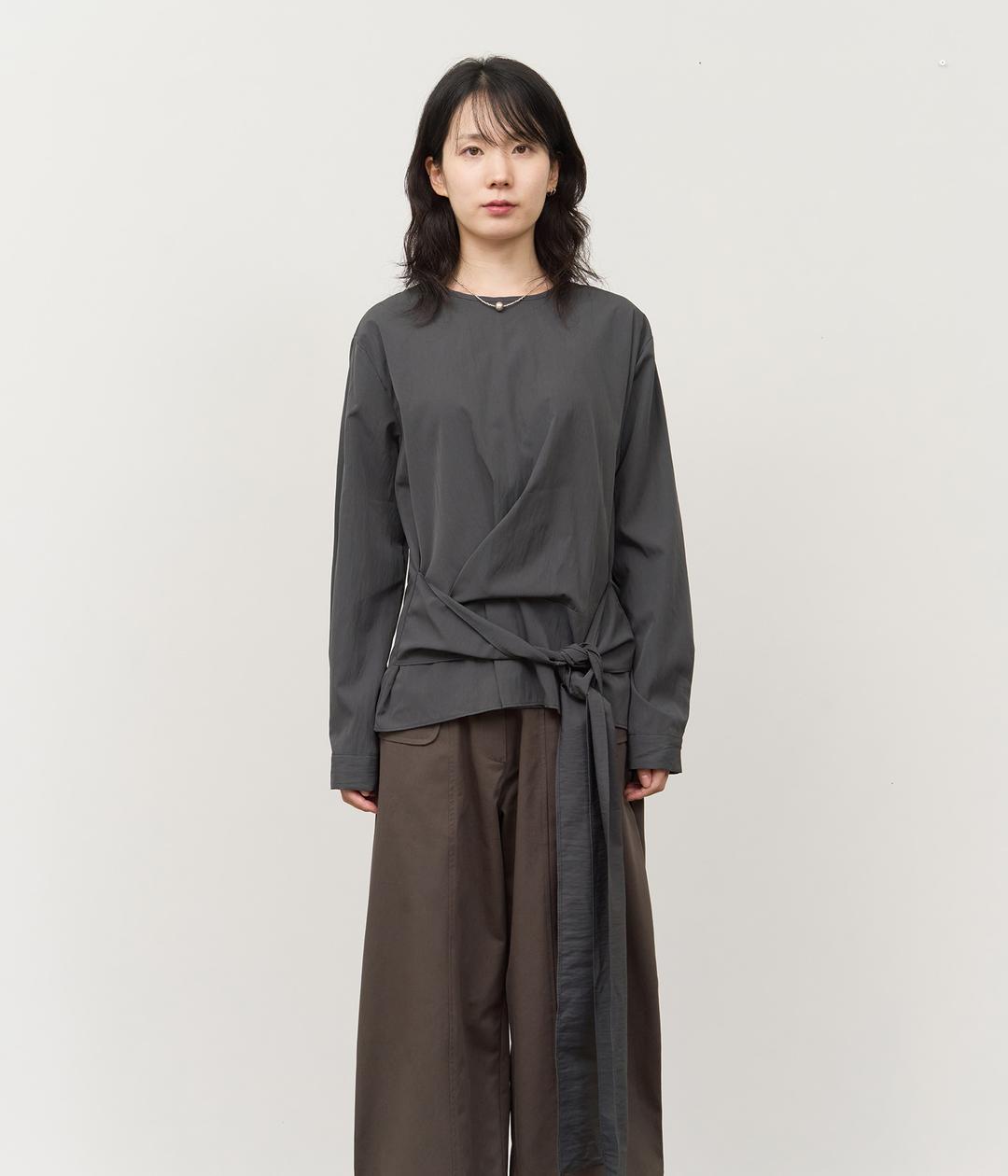 (W) Sonic Wrap Blouse (3color)