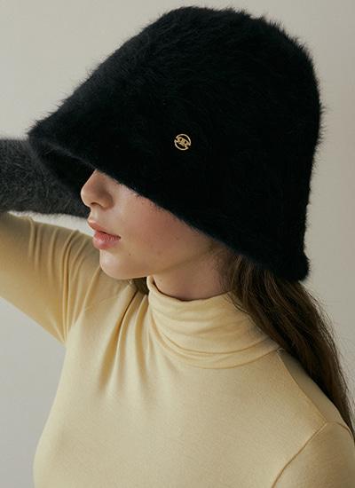 DRO LOGO SOFT BUCKET HAT BLACK