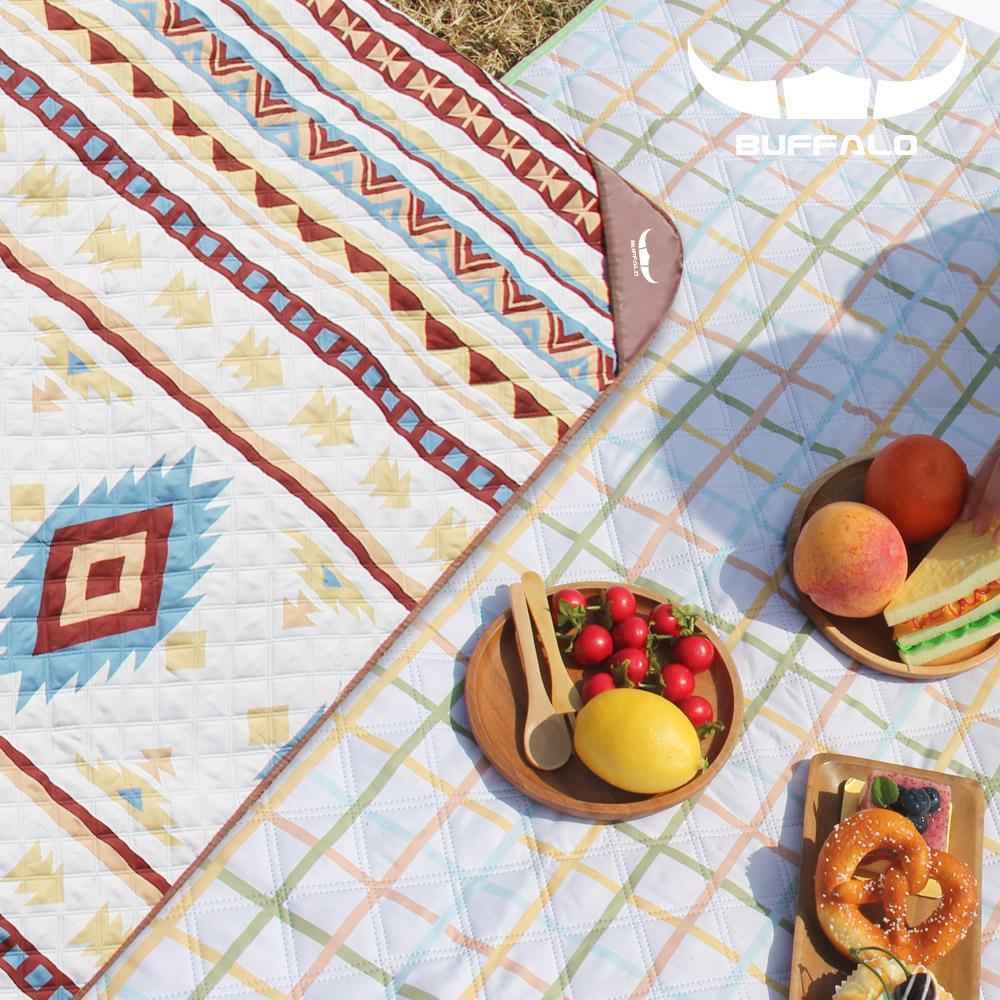 [버팔로] 피크닉 매트 워셔블 캠핑 휴대용 북유럽풍