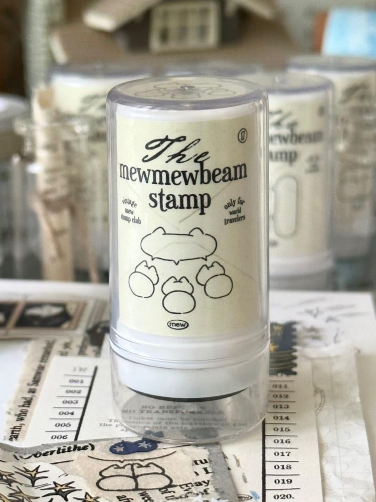 [mewmewbeam] 빈티지 만년스탬프 ver.3 (4종)