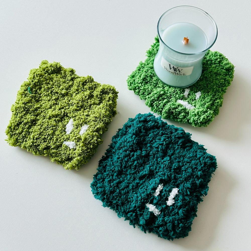 푸릇푸릇 초록 위빙 티코스터 만들기 키트