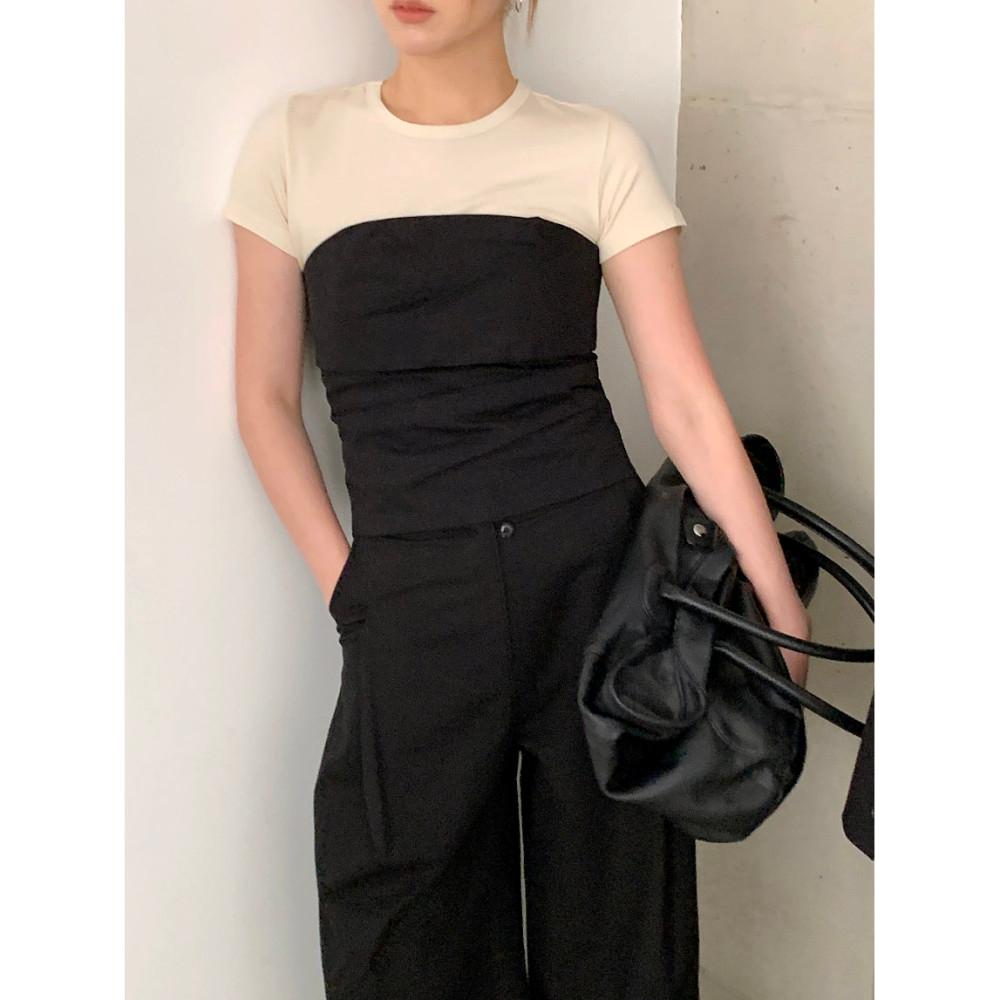 24FW Nuese 누즈 칠리 드레이프 뷔스티에 튜브탑 (2colors/셋업가능)