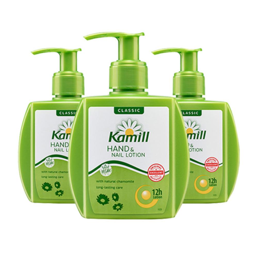 2+1 카밀 핸드 앤 네일 로션 크림 클래식 카모마일 125ml 대용량 보습 겨울 승무원