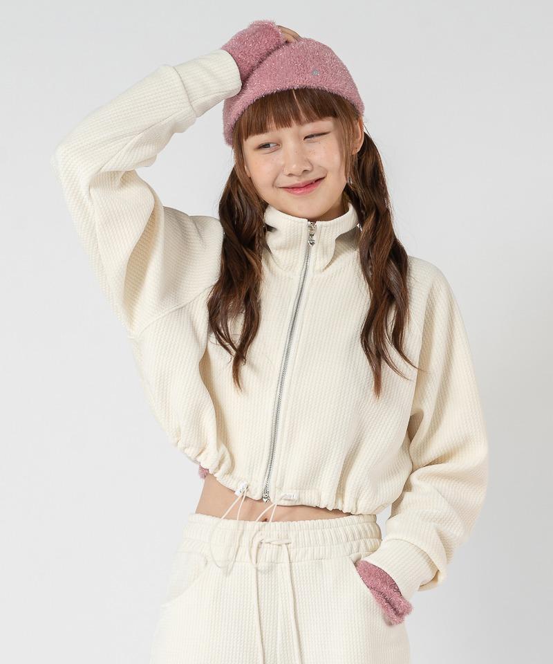 MARTIN VELVET WIDE JACKET_IVORY