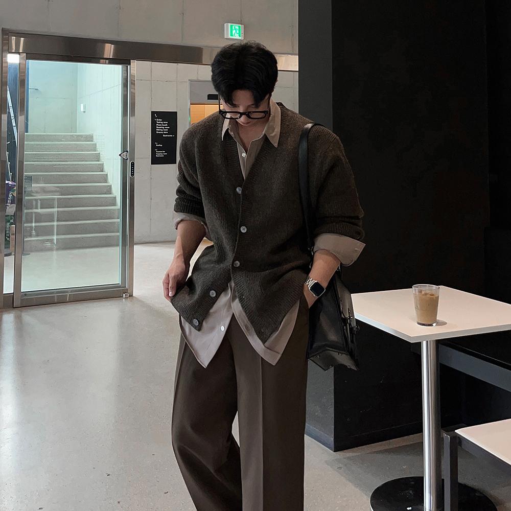 유얼 센티드 하찌 오버핏 가디건 (9color)