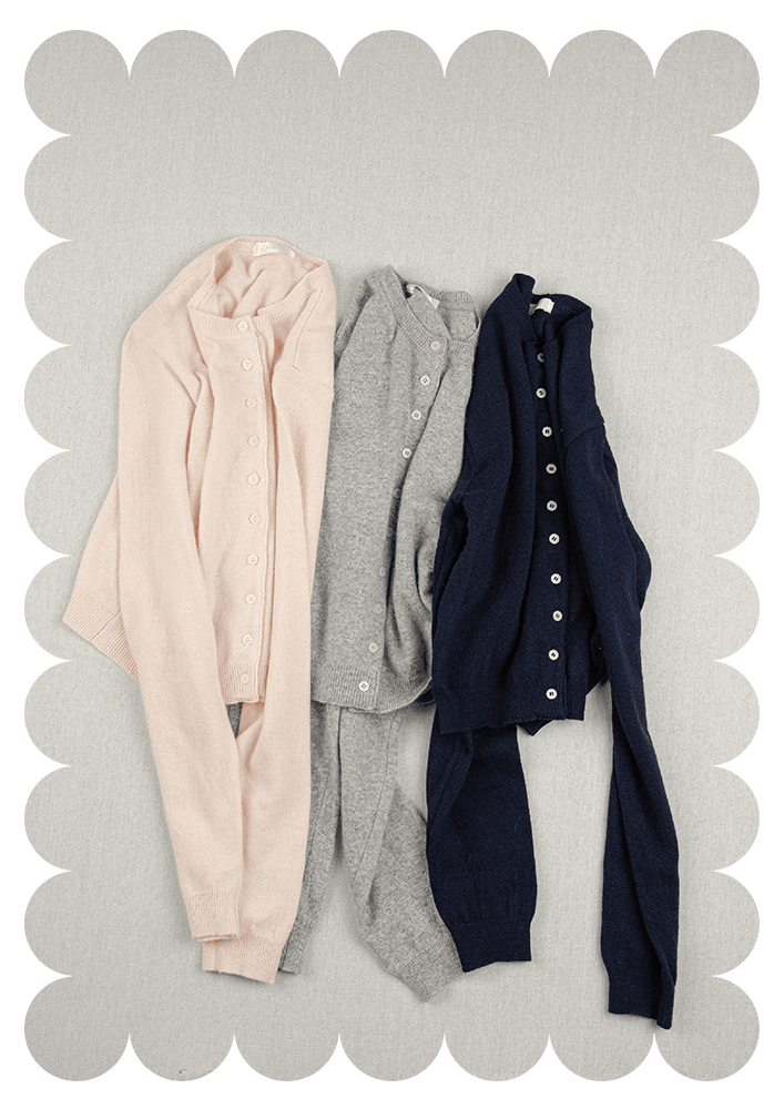 {WING} soft wool crop cd (babypink, gray, navy)