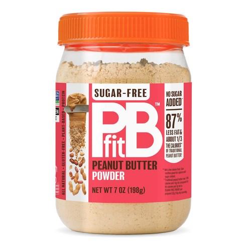 피비핏 무설탕 땅콩버터 파우더, 198g, 1개 - 땅콩버터잼 | 쿠팡
