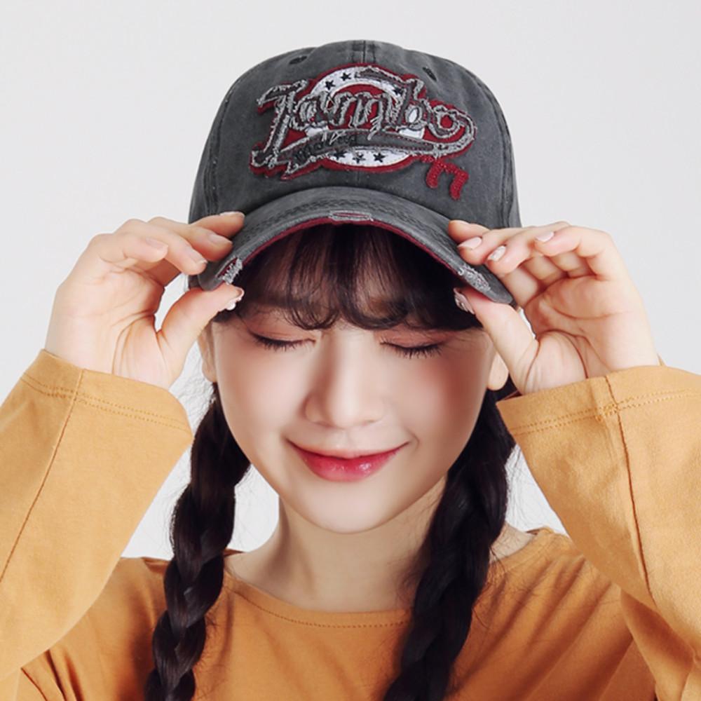 잠보 77 워싱 빈티지 볼캡 남자 여성 jambo DP 캡모자