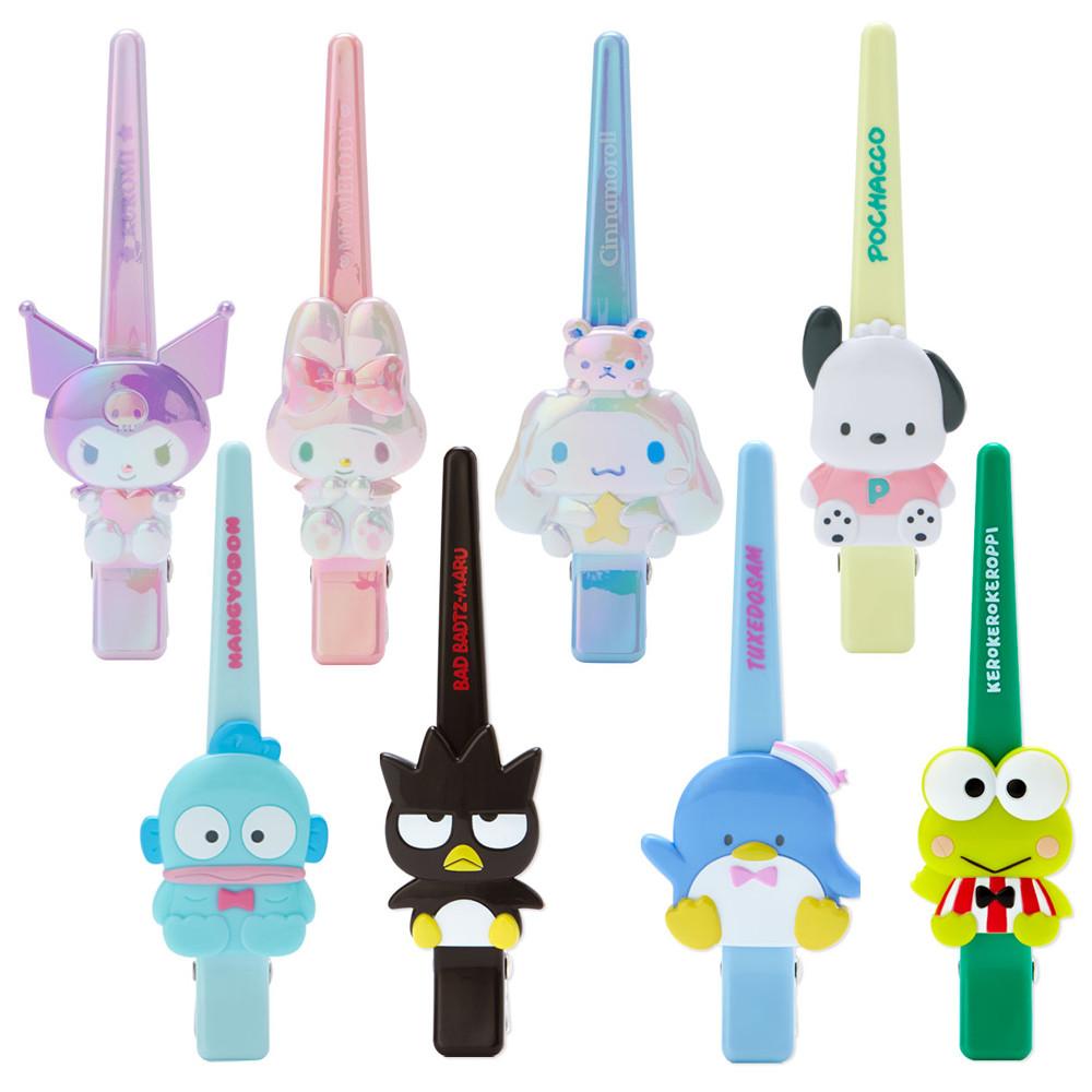 산리오 롱 헤어 클립 집게핀 마이멜로디 쿠로미 시나모롤 포차코 항교돈