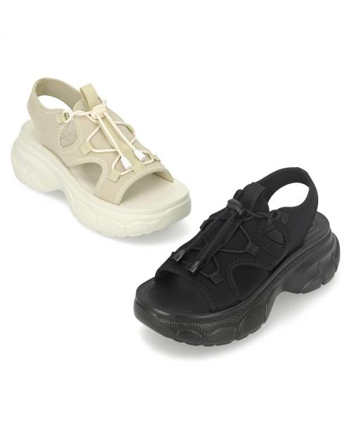 마쯔 여성 네오프렌 스포티 캐주얼 샌들 5.5cm LCWW92M526