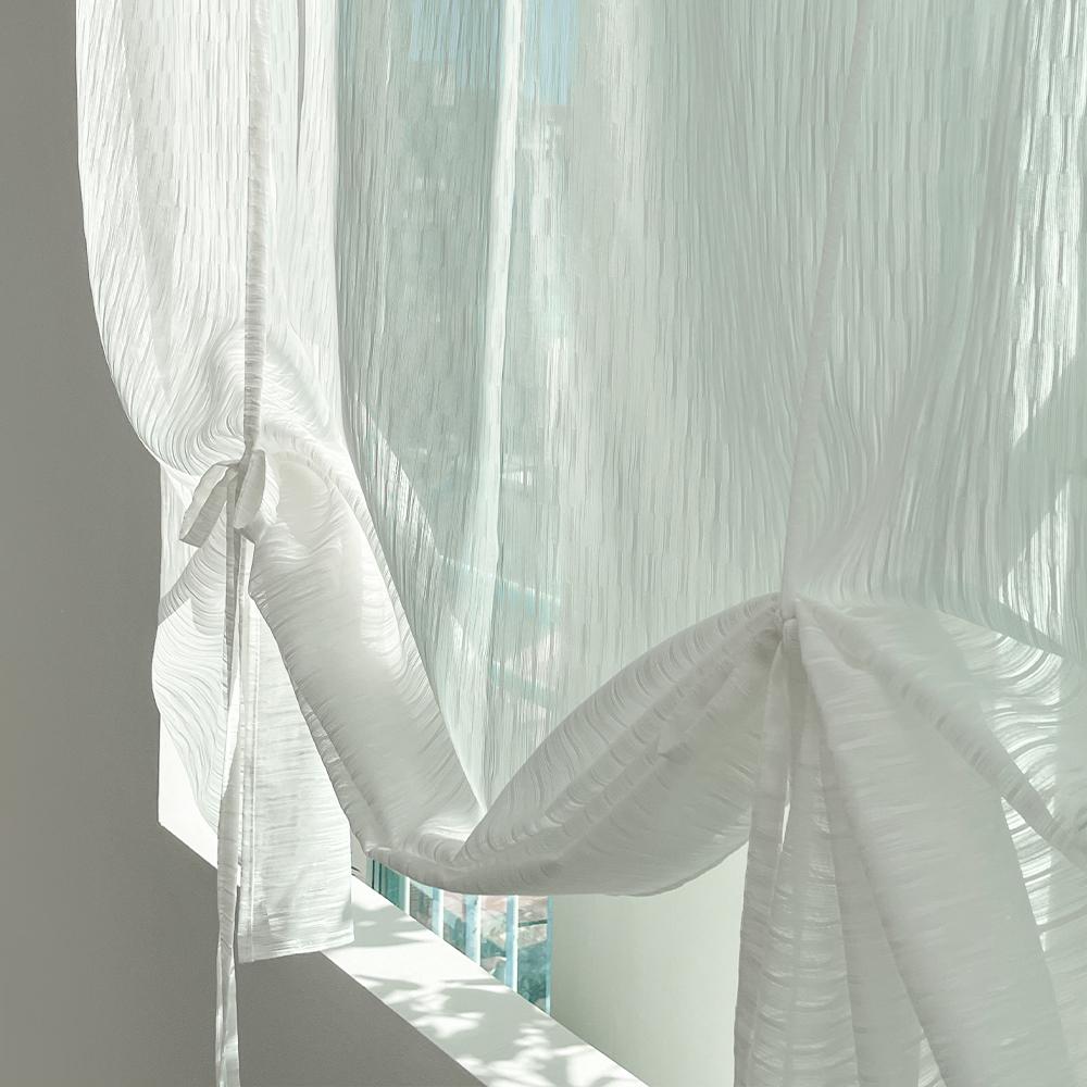 (입고시 순차발송) 프렌치 리플 스트라이프 롤업 커튼