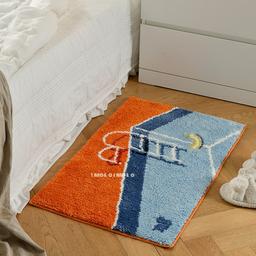 Swimming Pool Rug 수영장러그 일러스트 발매트 귀여운카페트