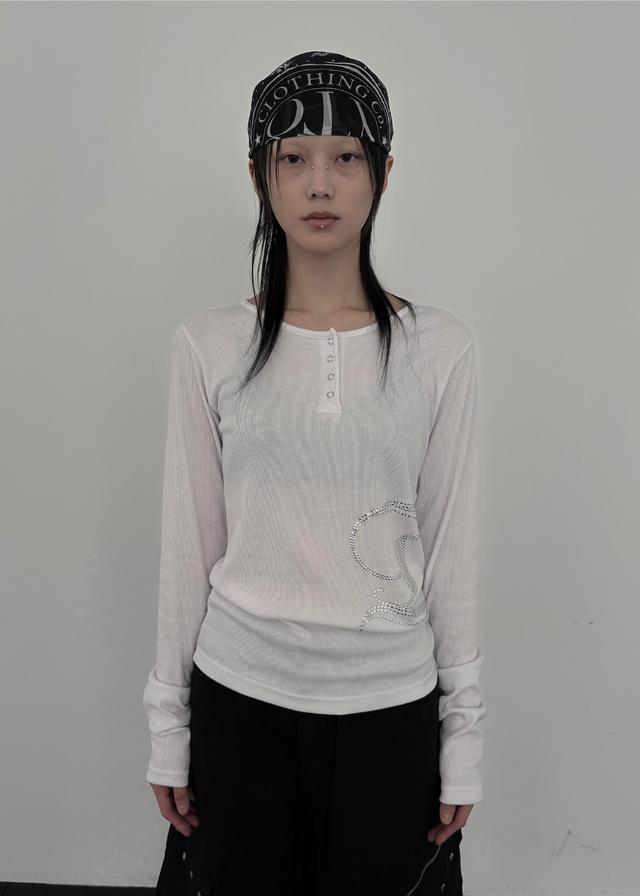 Hotfix Logo Slim T (White)