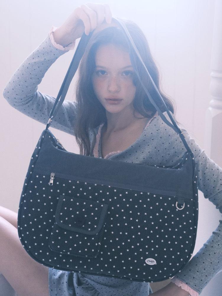 Star messenger bag_black