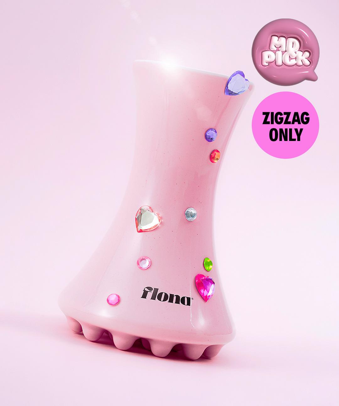 [MD PICK]플로나 X 지그재그 핑크 에디션 세라믹괄사