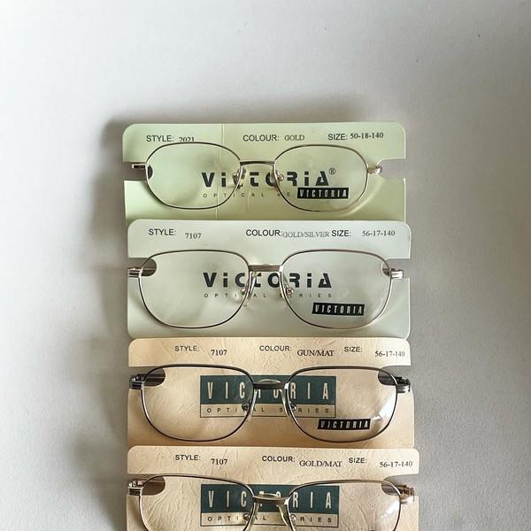 Victoria Optical Classic Square Frame Glasses (made in Japan)