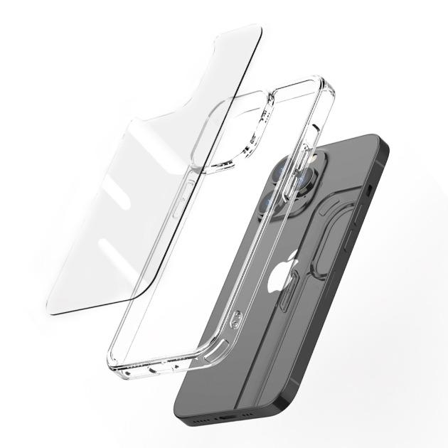 아이폰 강화유리패널 투명 케이스