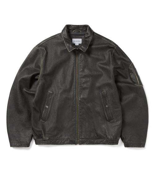 Flight Leather Jacket Black