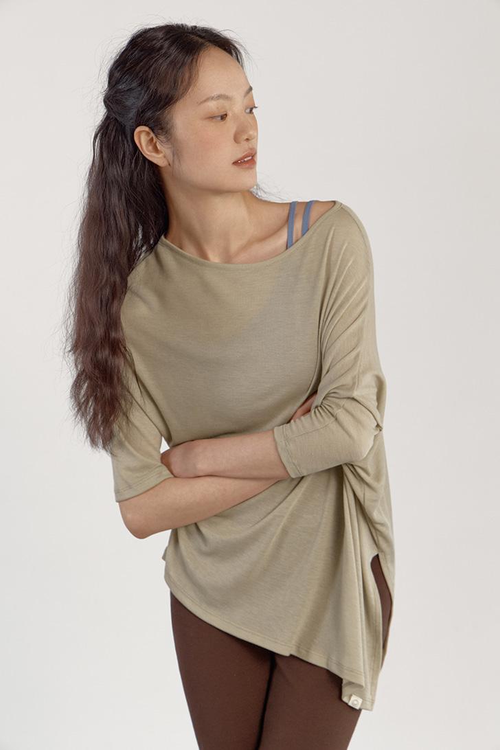 Isvara cover up t-shirt (Sand beige)