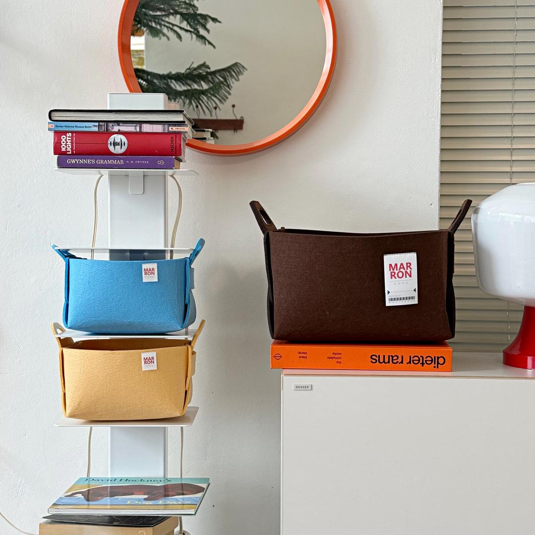 펠트 수납 바구니 (22 Colors)