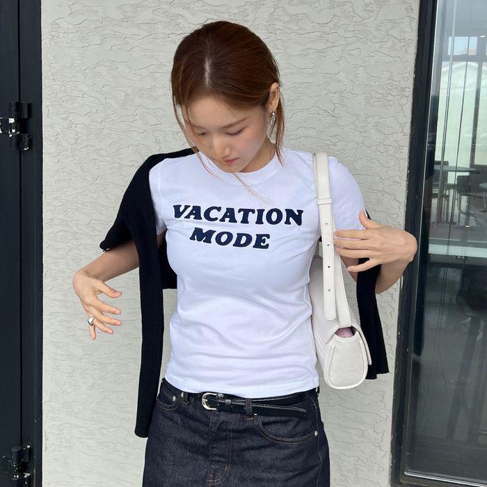 Vacation Mode Tee Navy
