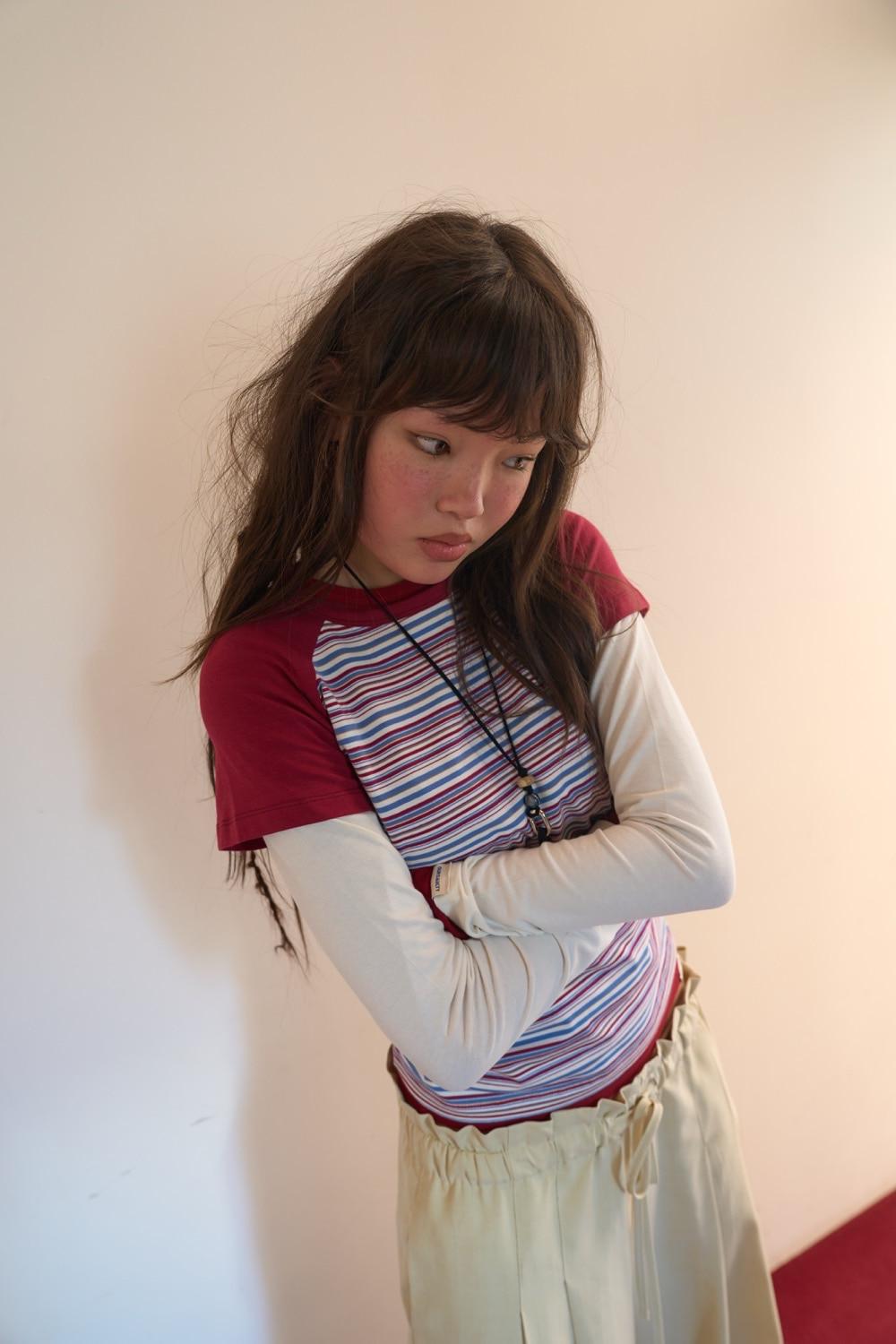 [03/24예약배송]_Range Color T-shirt / Wine