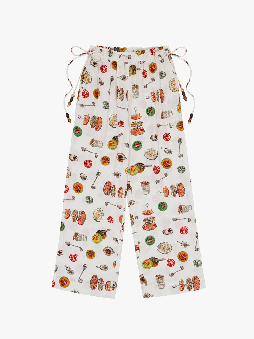 Nora Pant - Caviar Dreams White - Caviar Dreams White / XS