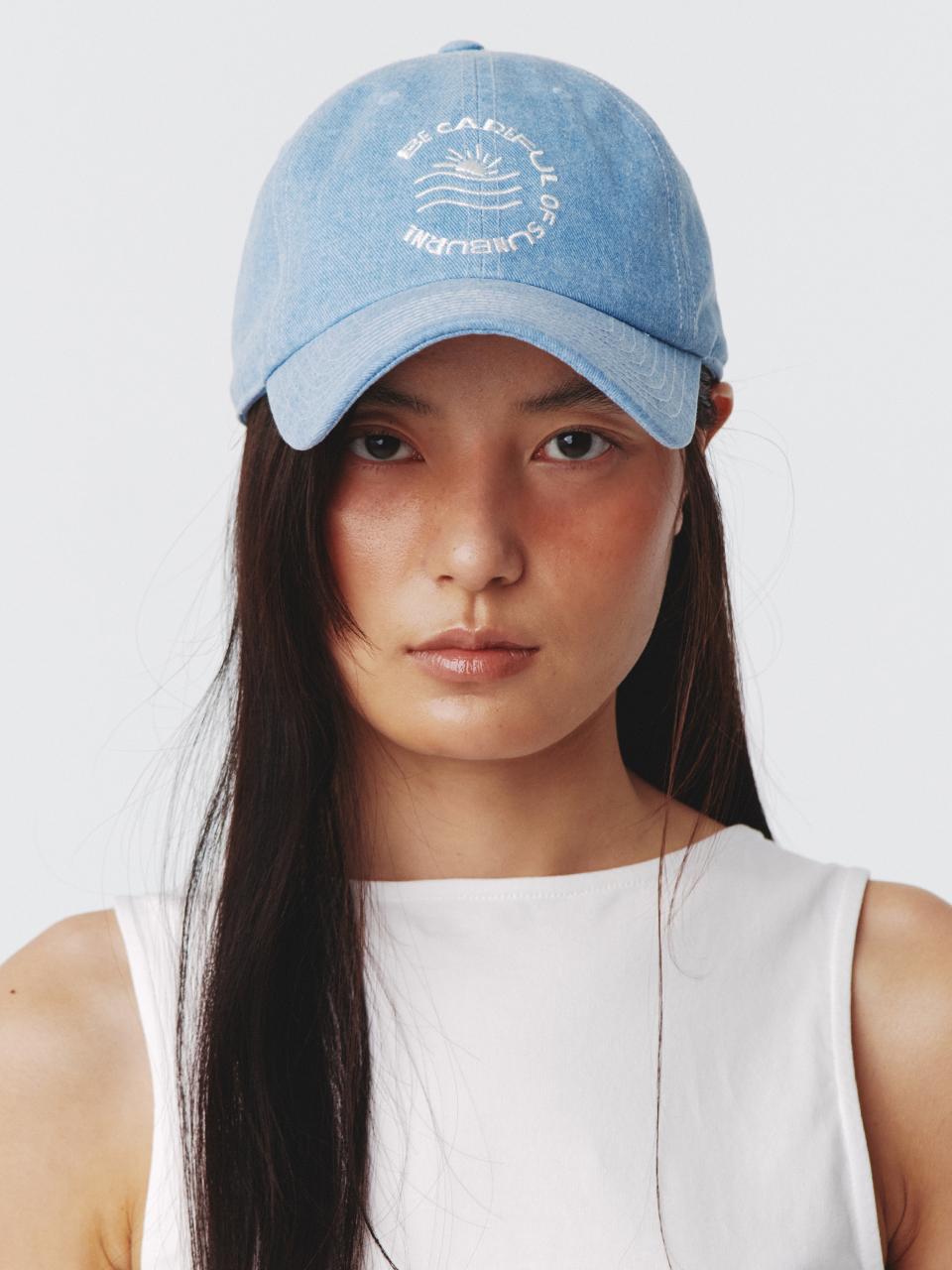 Sunburn Cap UNISEX Sky Blue