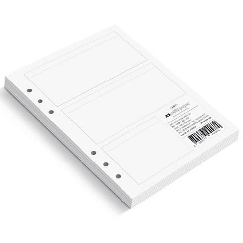 리코즈 6공 대용량 리필지 03 3단 - 다이어리리필속지 | 쿠팡