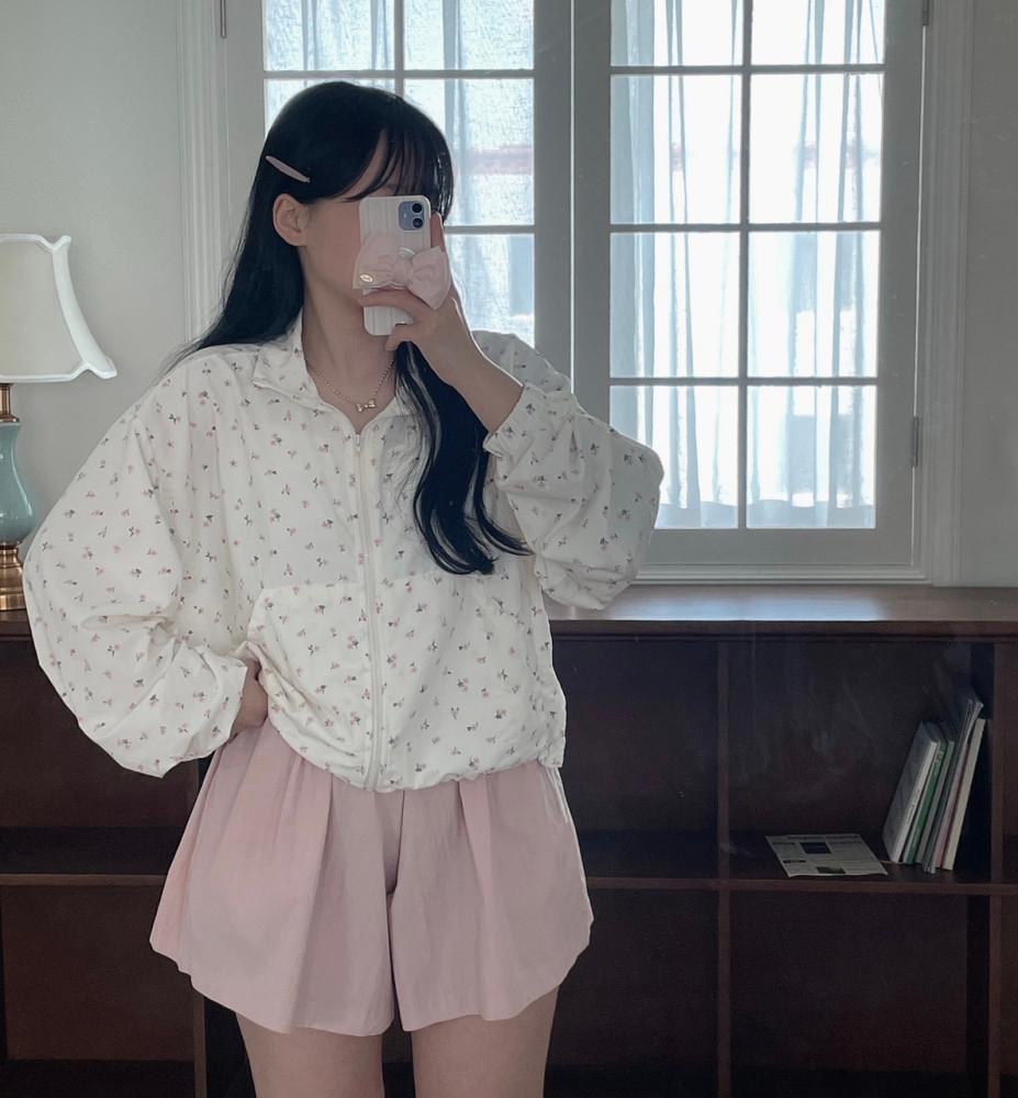 플라워 바람막이 살안타템