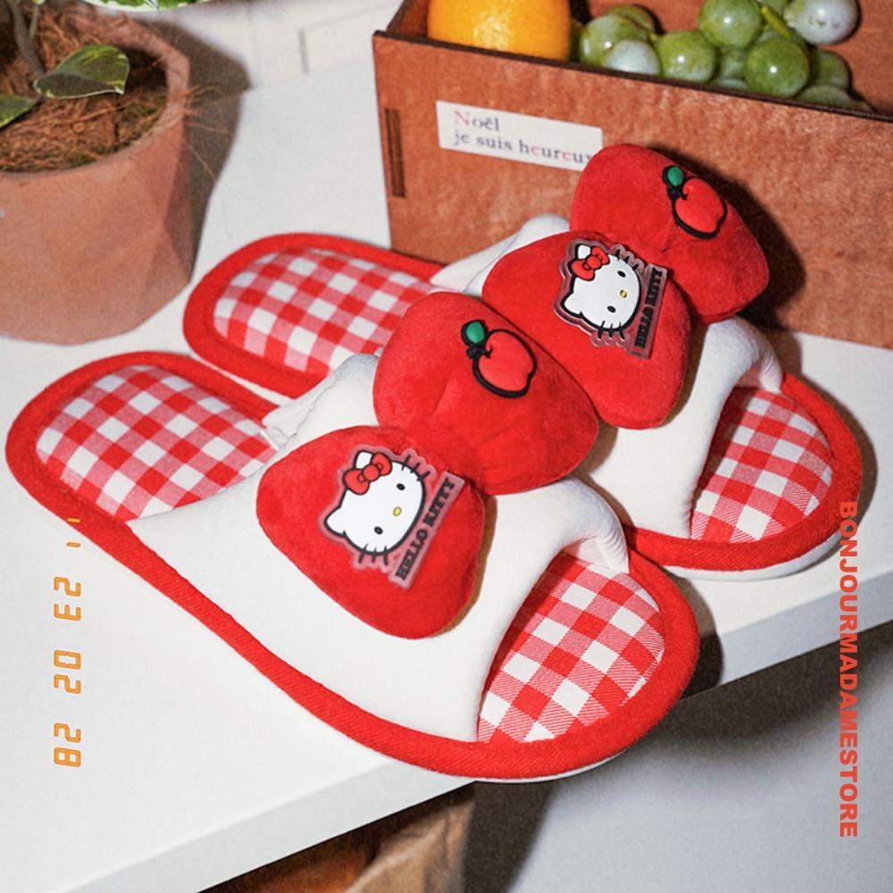 [1+1] 리본 산리오 슬리퍼 실내화