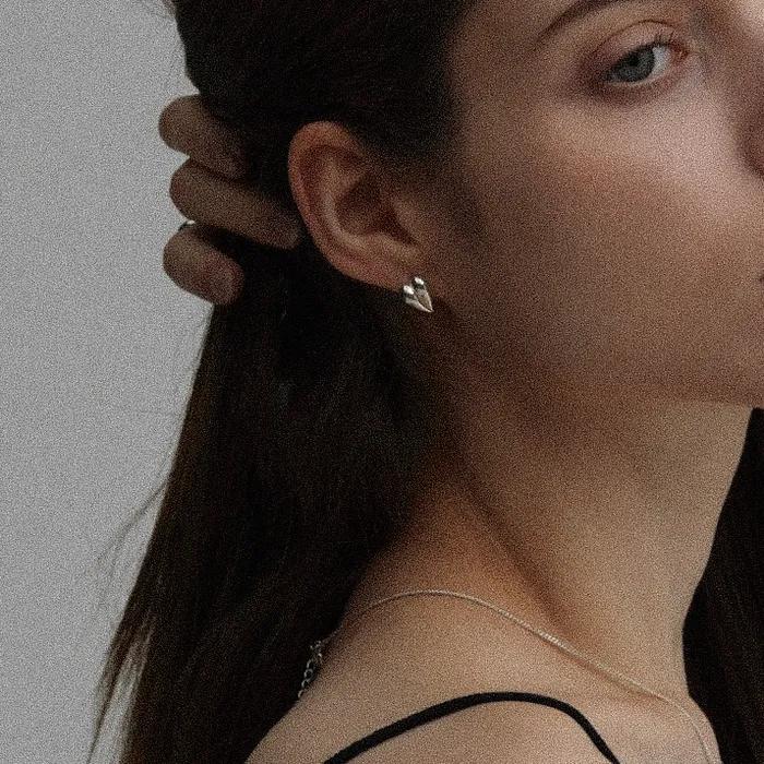 Love peach earring