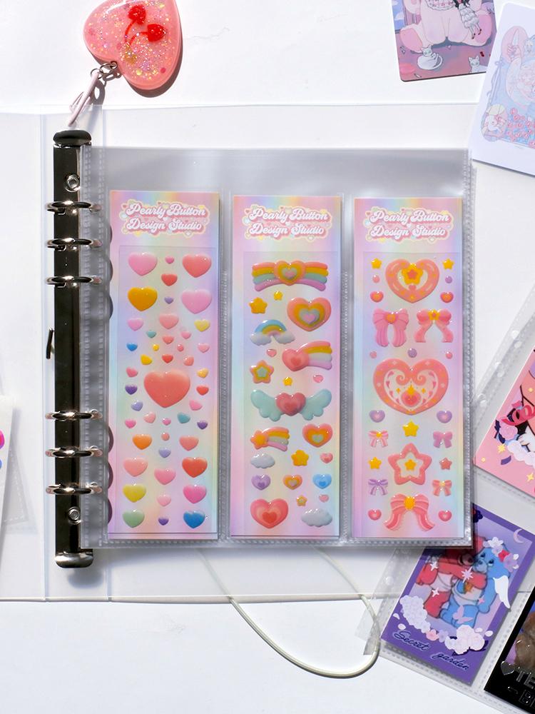 데코포켓 A5 와이드 바인더 커버(스티커 콜렉트북 포토카드 포카 바인더)