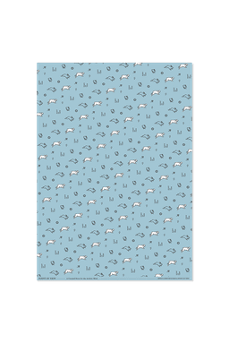 POV Wrapping Paper Bunny