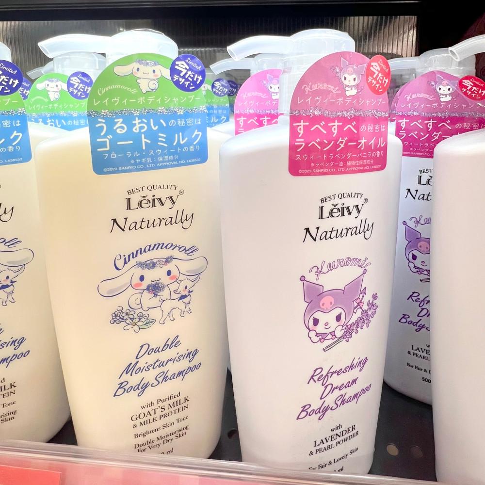 산리오 디자인 레이비 바디워시  시나모롤 쿠로미 500ml