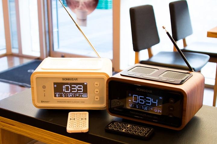 레트로 클래식 올인원 블루투스 스피커 네오1000 실버비치