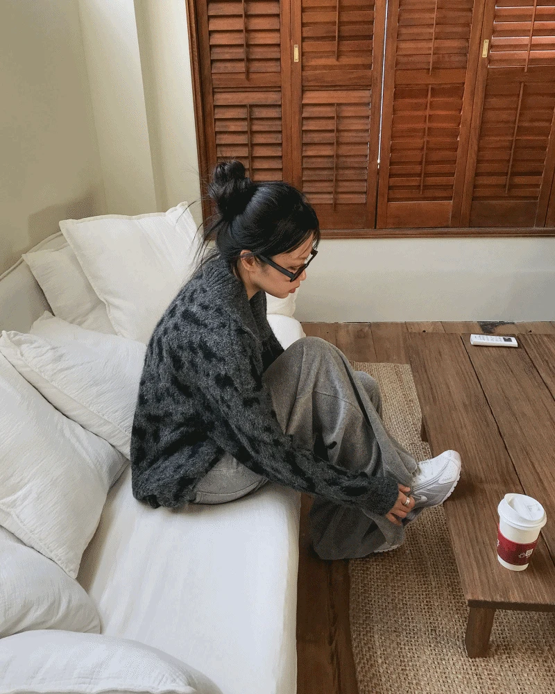 NERO LEOPARD KNIT CD