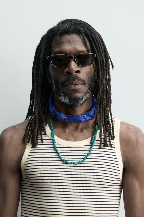 아론 레빈 X 자라 페이즐리 패턴 반다나