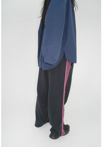 에프터먼데이 stripe line training pants (2c)