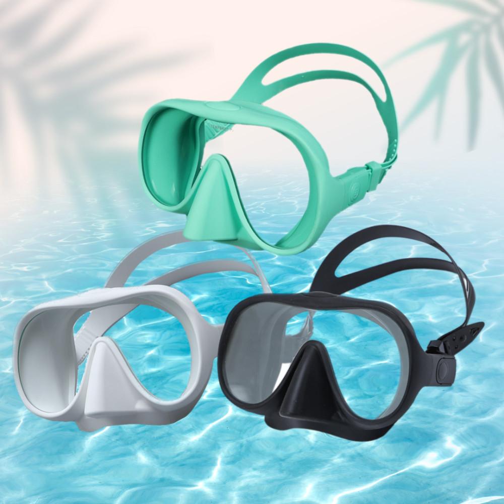 올팜 소프트 스노클링 마스크 케이스 포함 물놀이 스노클 장비 스노쿨링 계곡 물놀이 잠수