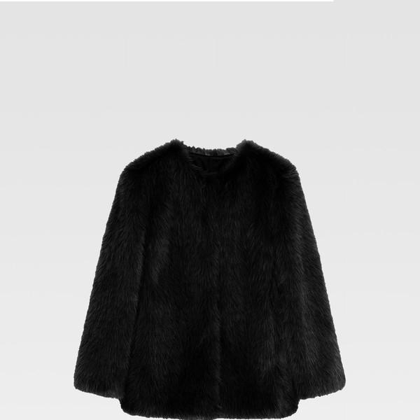 Soft Fur Jacket (black)