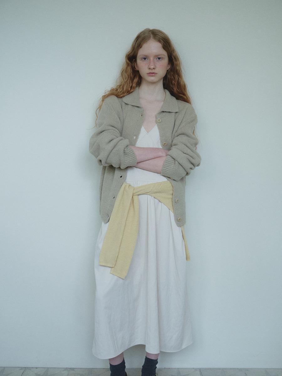 Alpaca collar cardigan - 3 colors