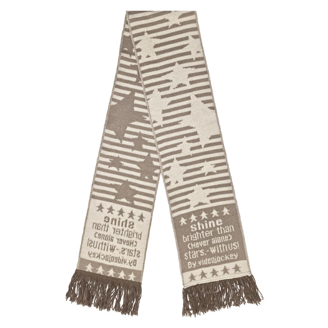 STRIPE STAR MUFFLER [CREAM]