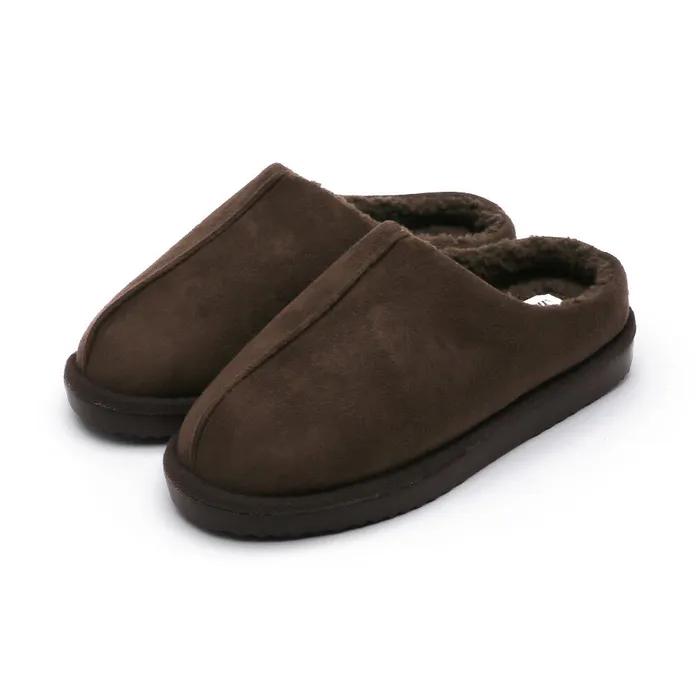 웰튼 스웨이드 방한슬리퍼(초코)