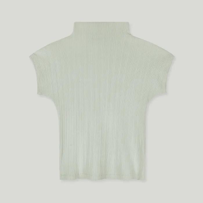 (4차_)half neck pleats reglan t-shirt_mint