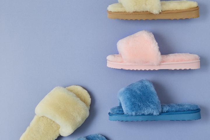 [해외] 호주산 양털 어그 슬리퍼 5컬러 /털실내화/거실화